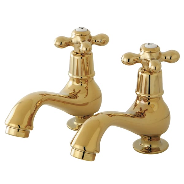 KS1102AX Heritage Basin Tap Faucet, Polished Brass